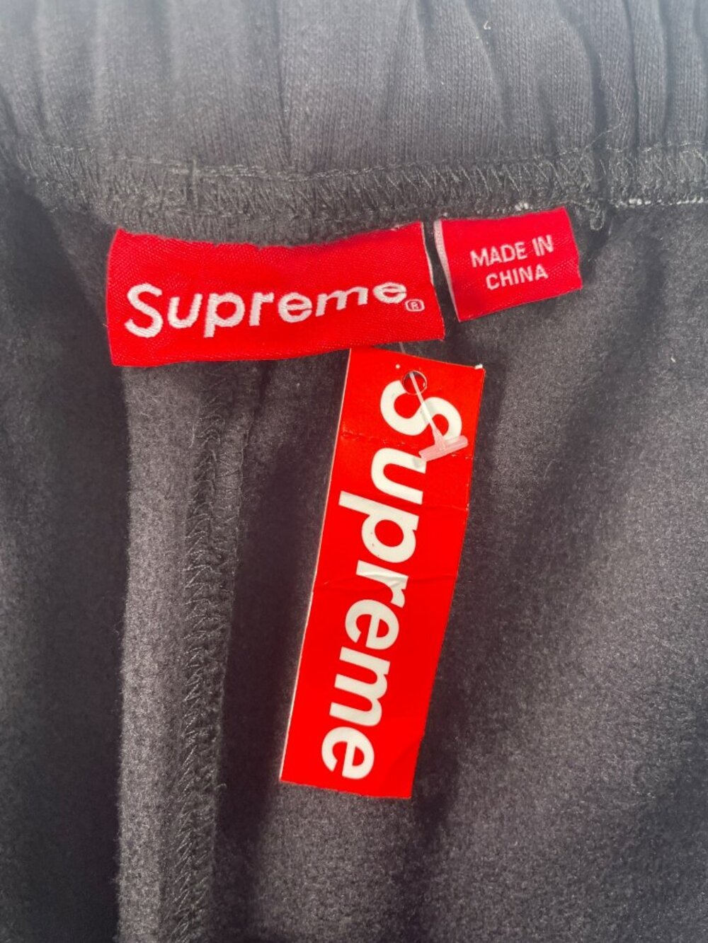 Supreme Sweatpants Streetwear Luxury Logo Elastic Waistband Men's Sz Medium NEW - Picture 4 of 6